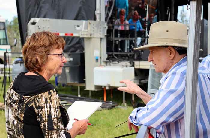 Christopher with Trudy Taphorn