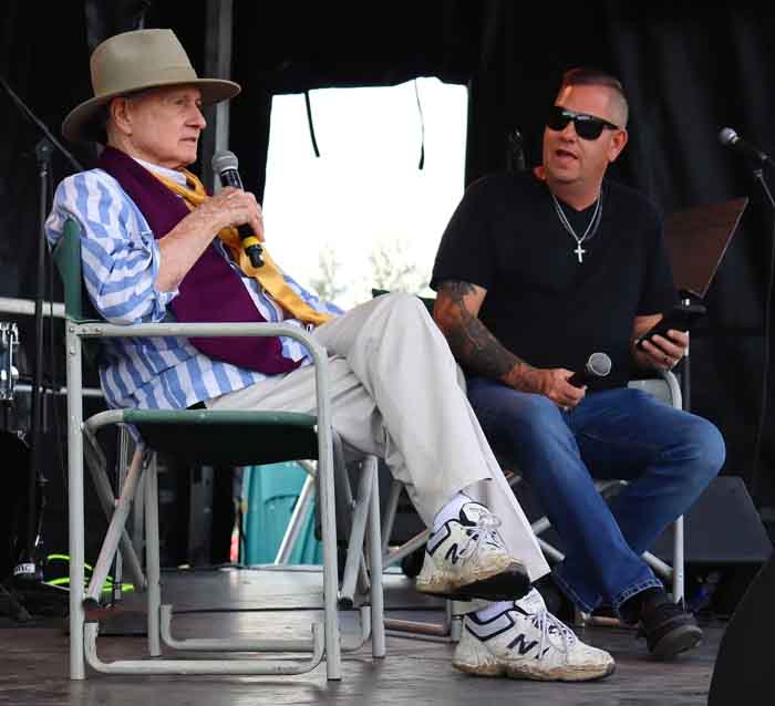 Christopher with Mike Schell