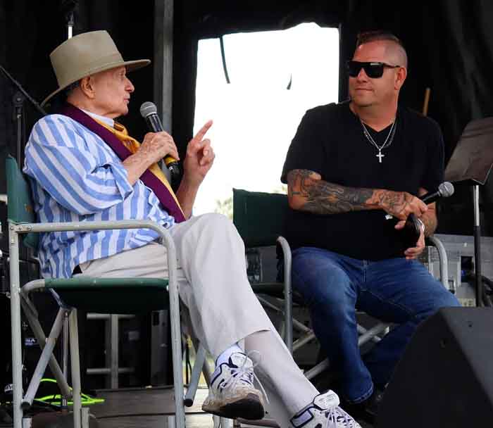 Christopher with Mike Schell