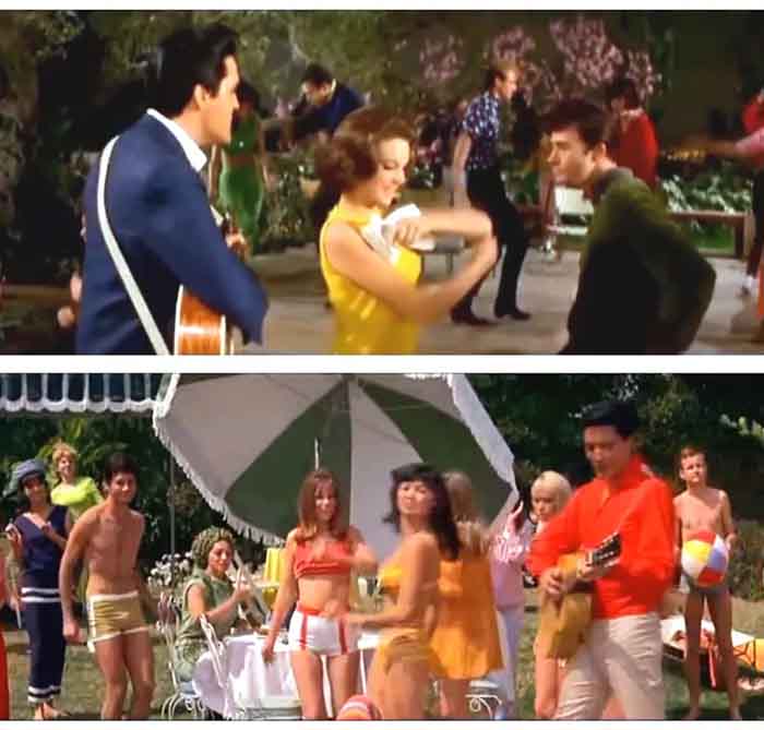 Christopher Riordan dancing in Elvis Presley films