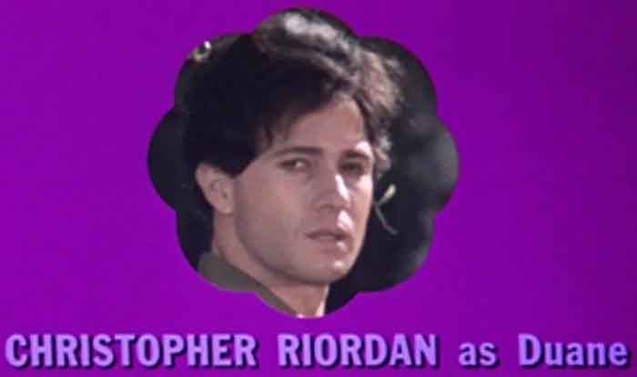 Christopher Riordan's billing credit for The Gay Deceivers (1969)