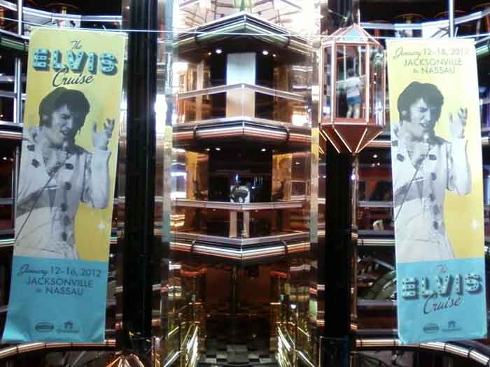Banners onboard the ship