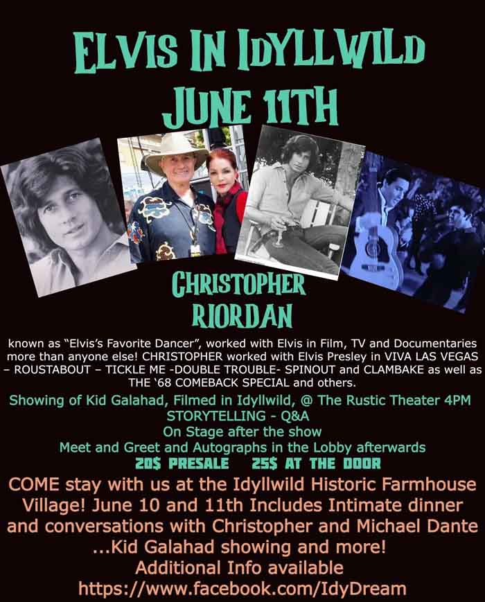 Elvis in Idyllwild event, June 2022