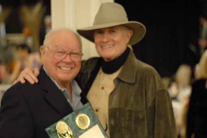Christopher Riordan with Warren Berlinger