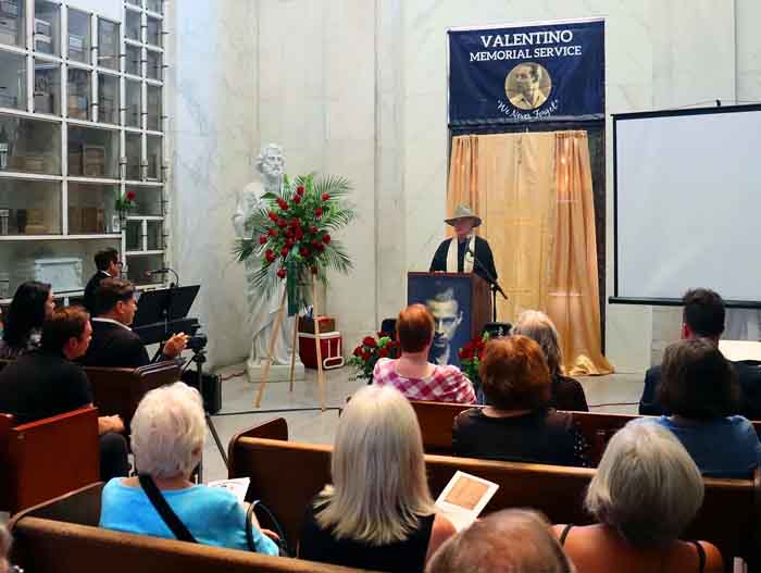 Christopher at the podium